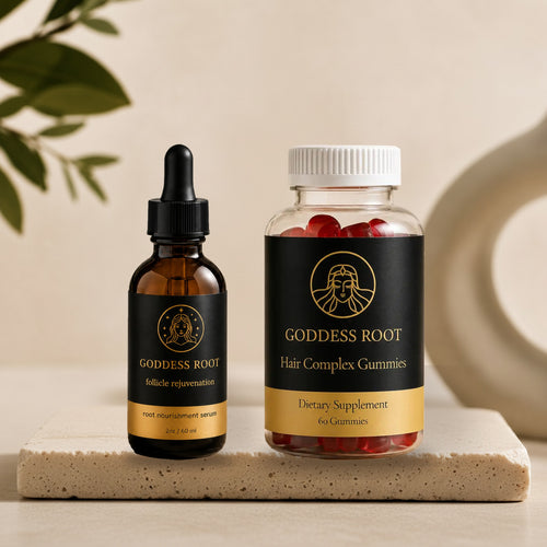 Inside + Out Duo with Hair Complex Gummies: Hair Growth Serum and Hair Complex Gummies